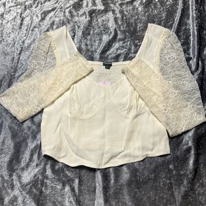 Wild Fable Cream Blouse